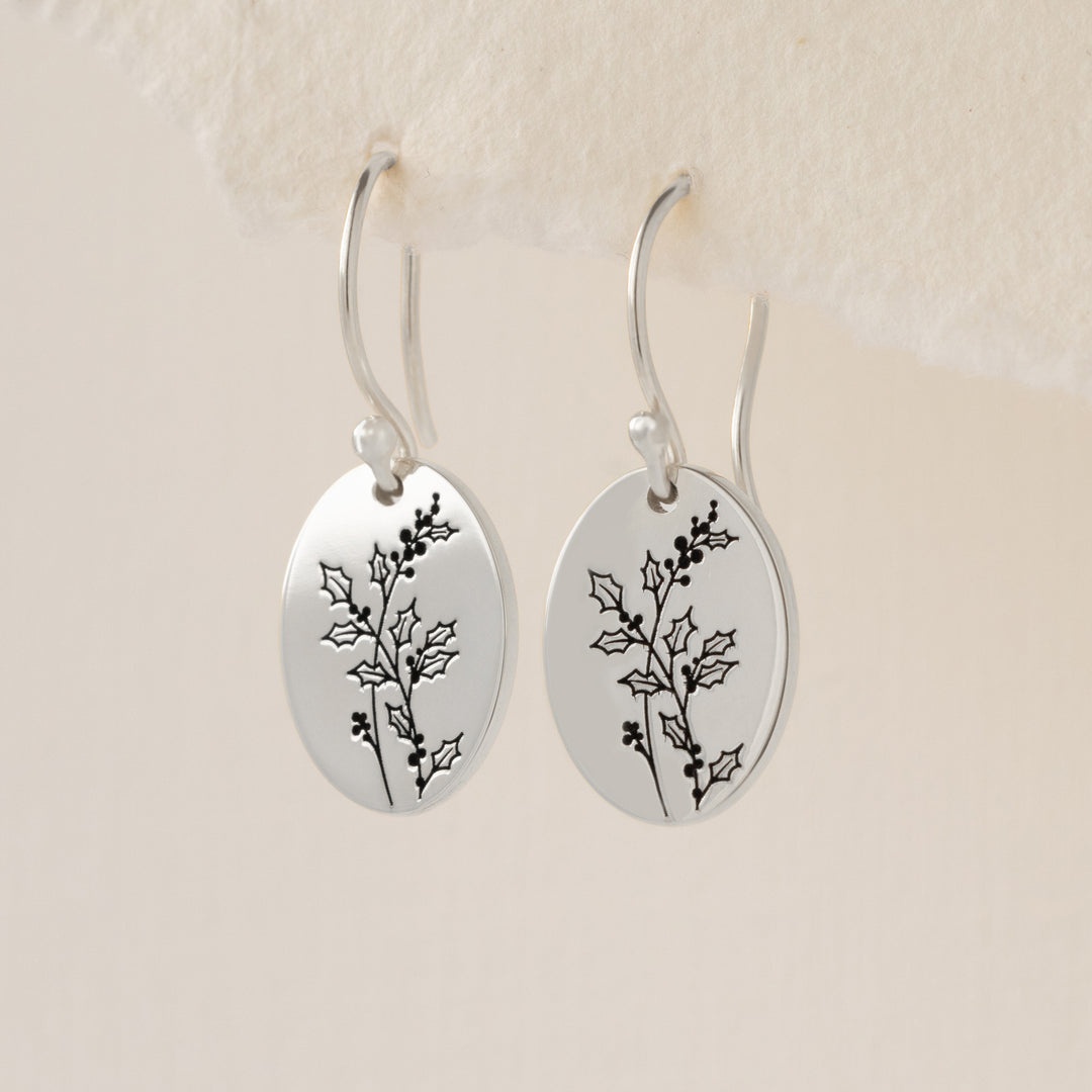 Birth Flower Earrings