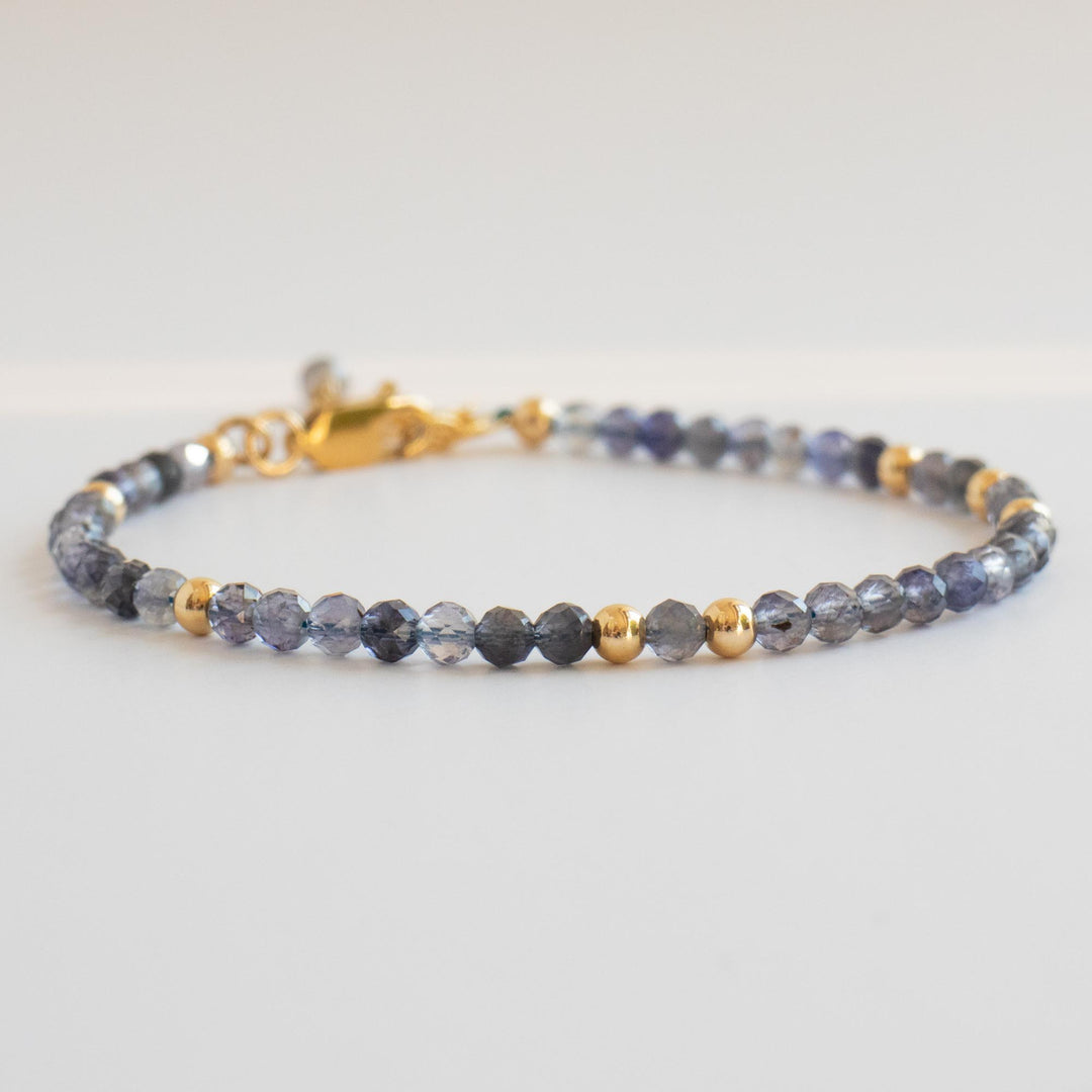 Iolite Crystal Bracelet