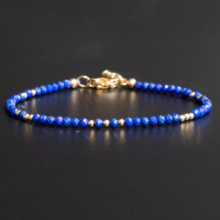 Skinny Lapis Lazuli Bracelet
