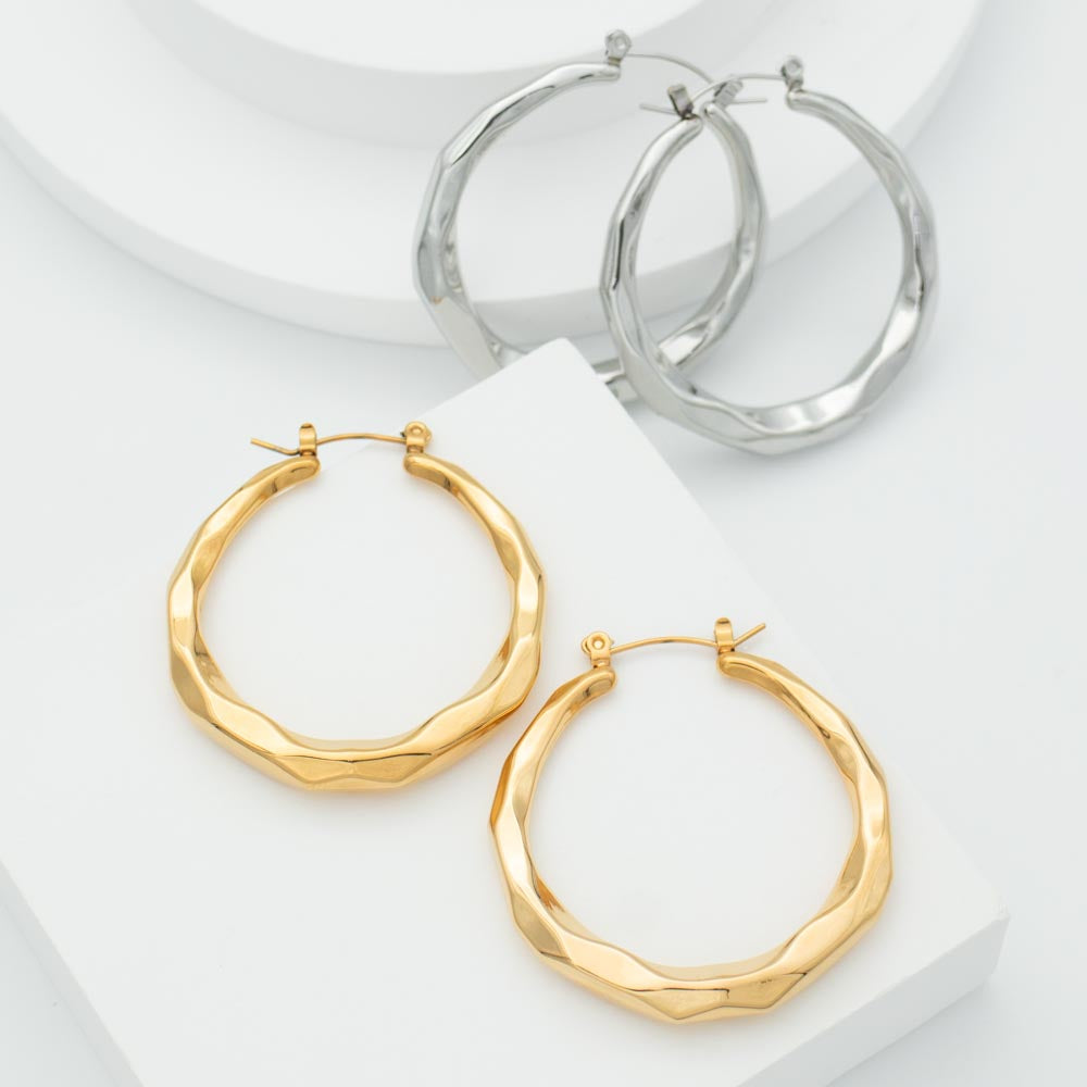 Large Hoop Earrings 