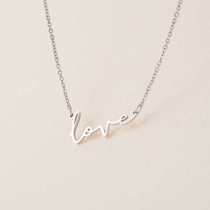 Love Necklace Silver