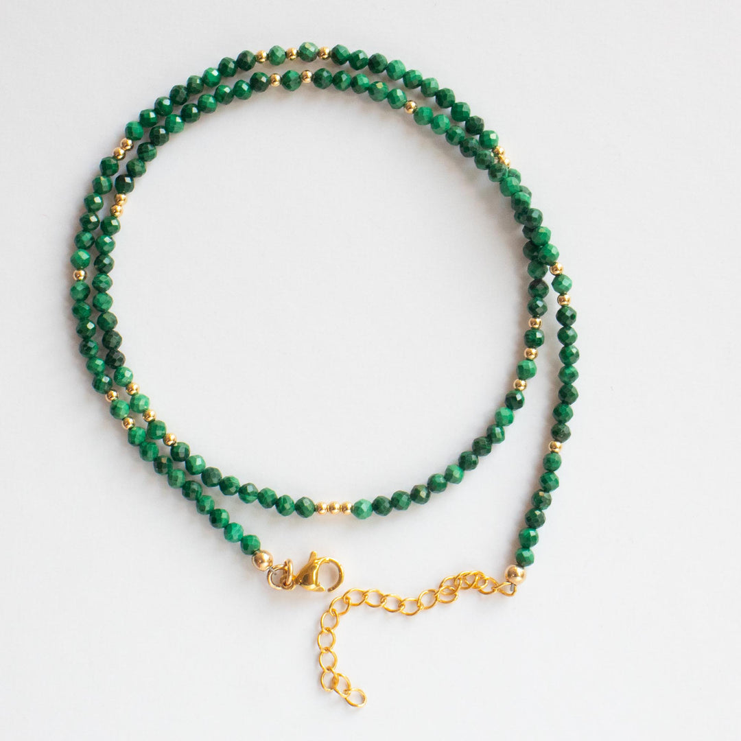 Genuine Malachite Necklace