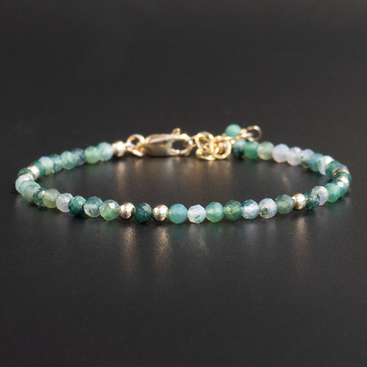 Green Moss Agate Bracelet