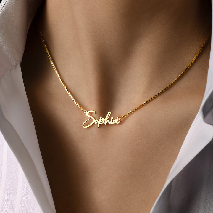 Gold Name Necklace