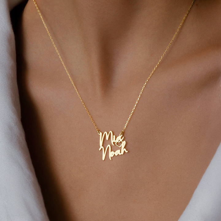 Double Name Necklace