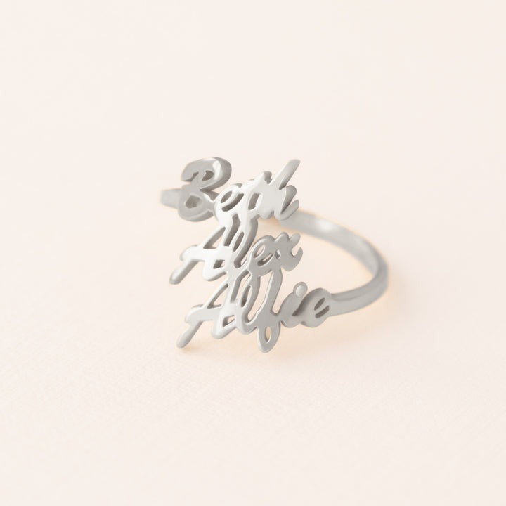 Custom Name Ring