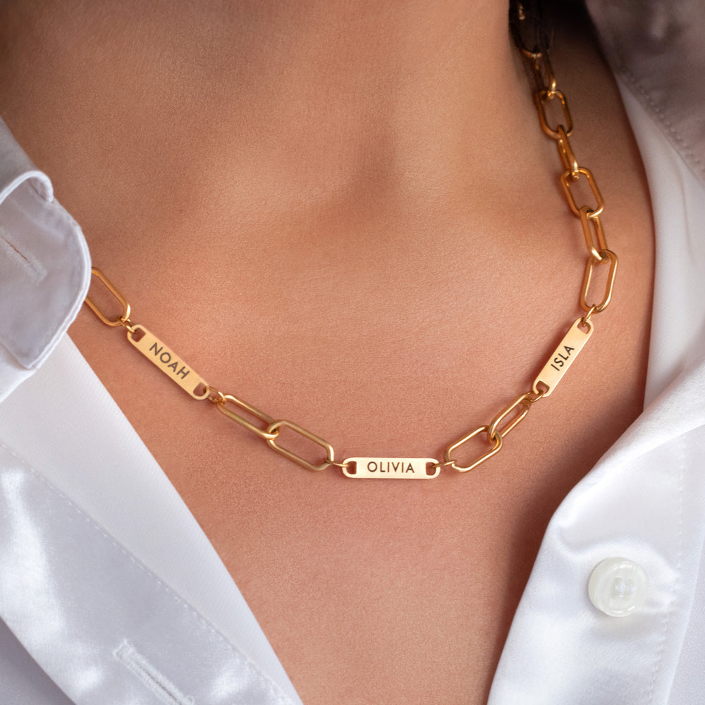 Paperclip Chain Name Necklace