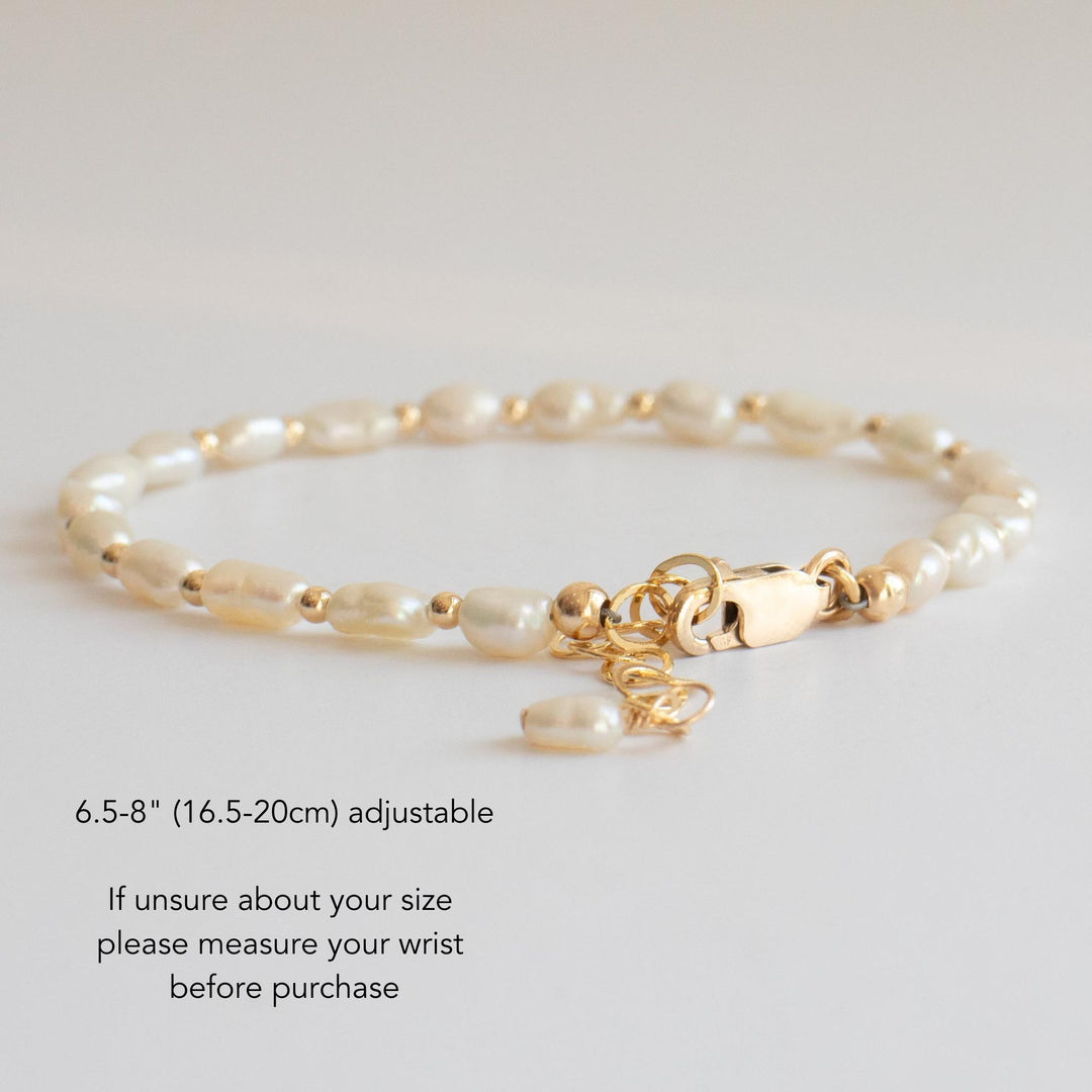 Pearl and Gold Bracelet