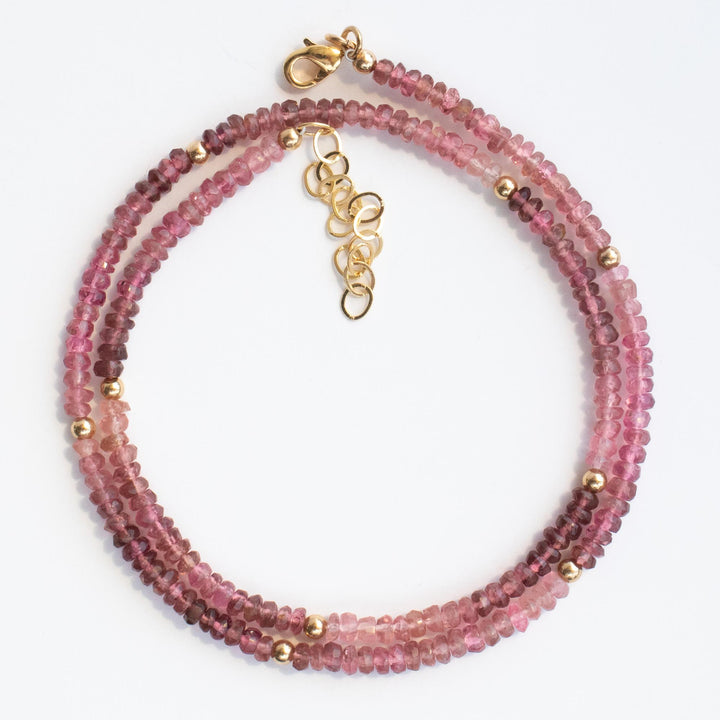 Pink Tourmaline Necklace