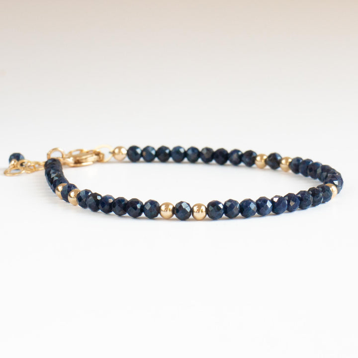 Sapphire Bracelet Gold and Silver