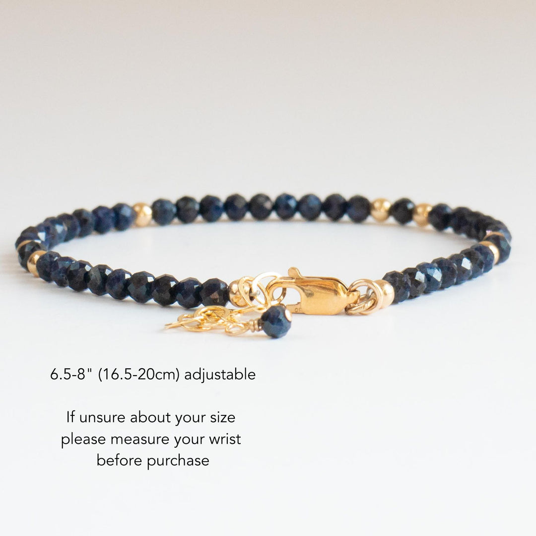 Gold and Sapphire Bracelet