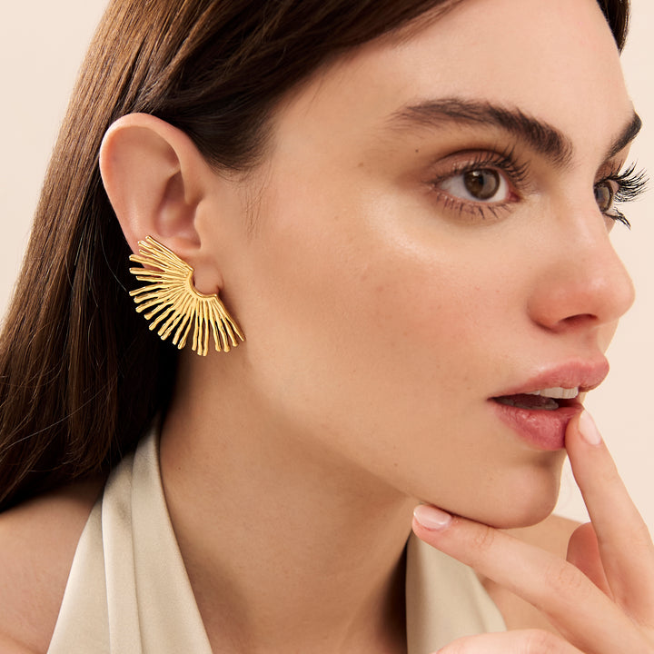 Statement Gold Earrings