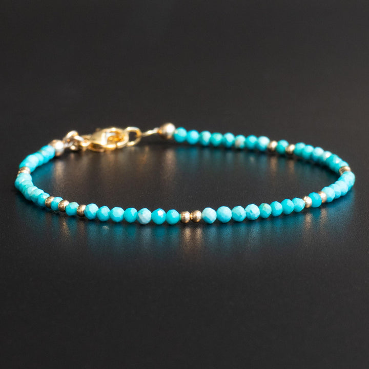 Turquoise Bead Bracelet 