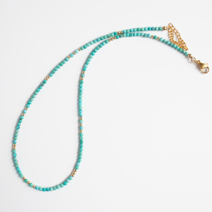 Gold and Turquoise Necklace