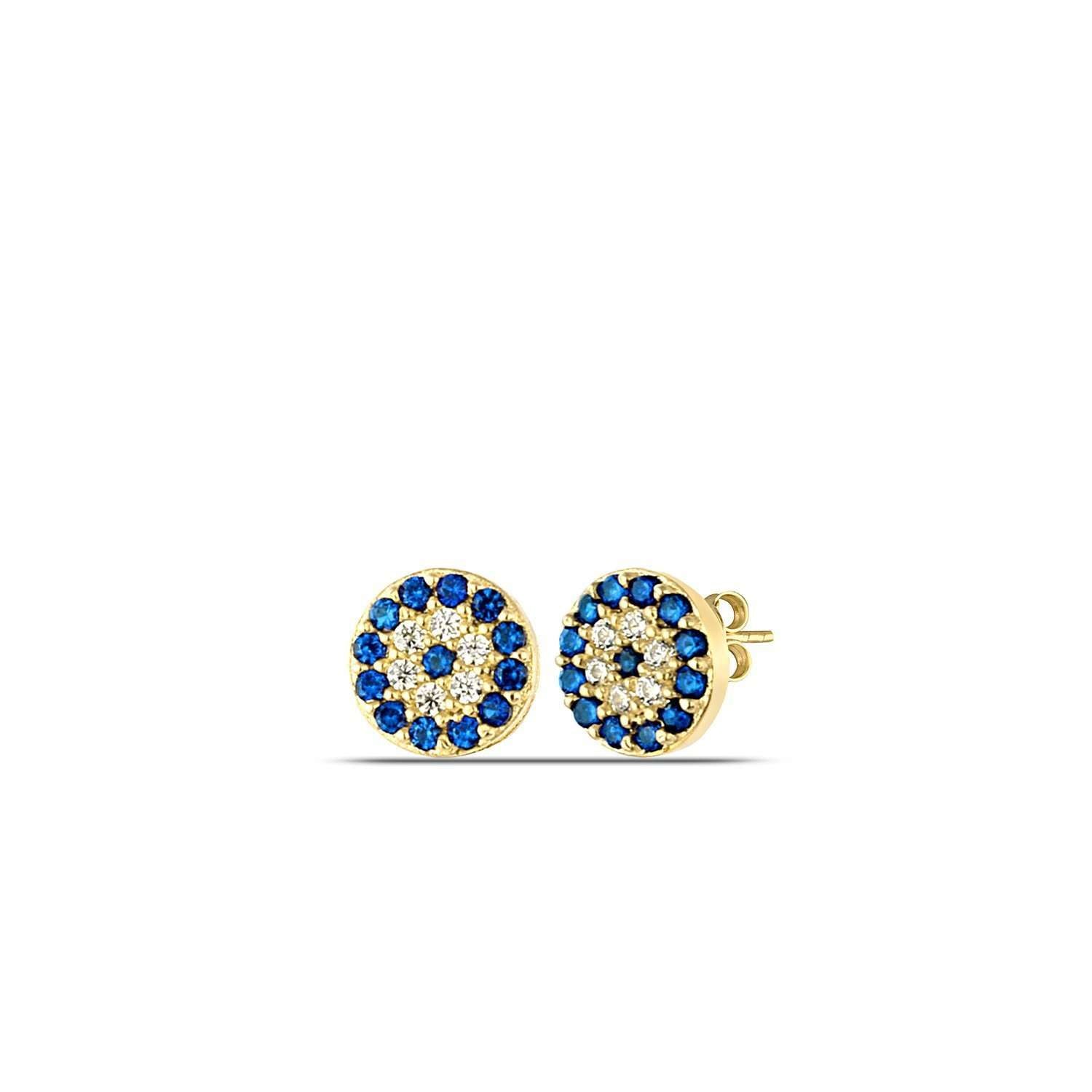 Turkish evil store eye earrings