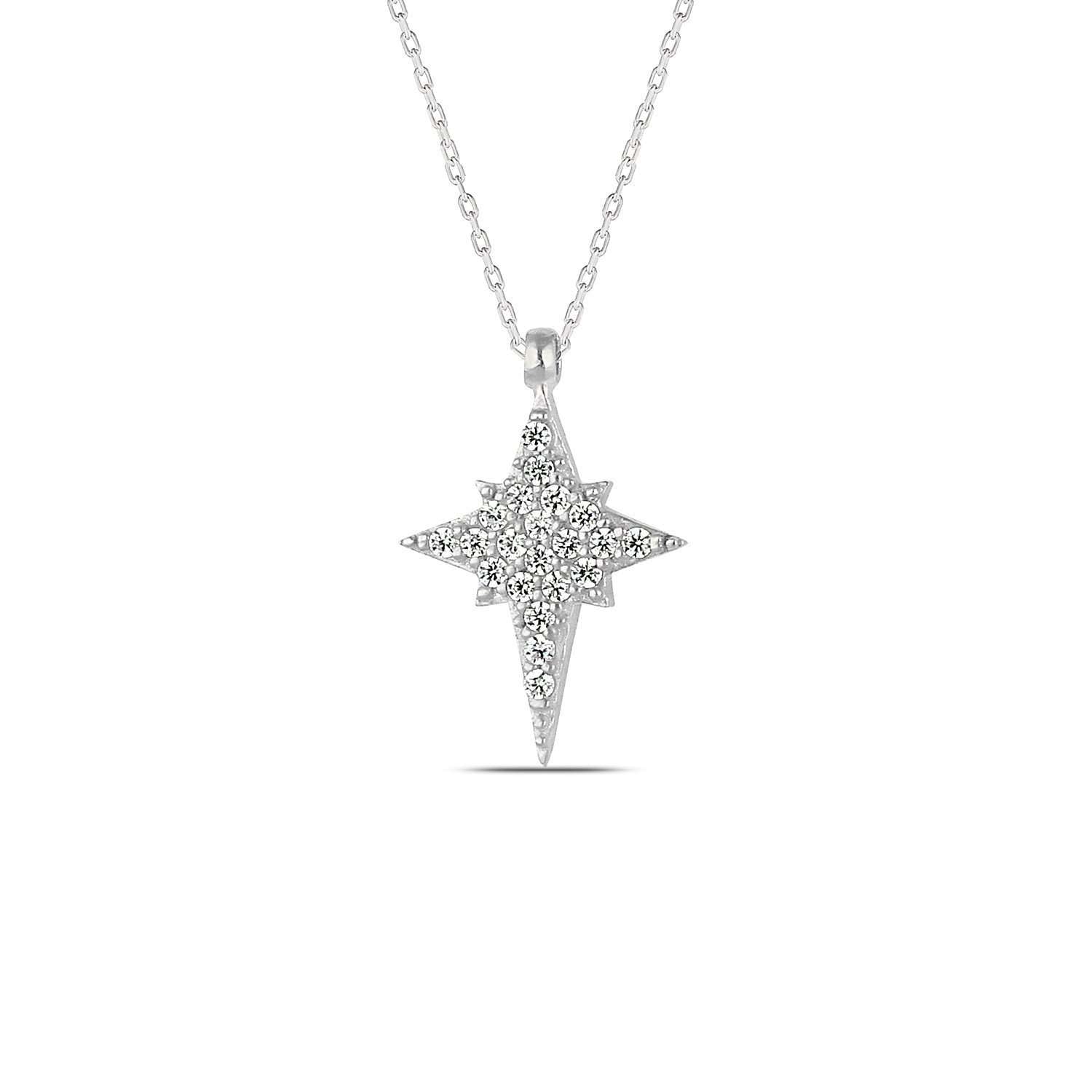 North star hot sale diamond pendant