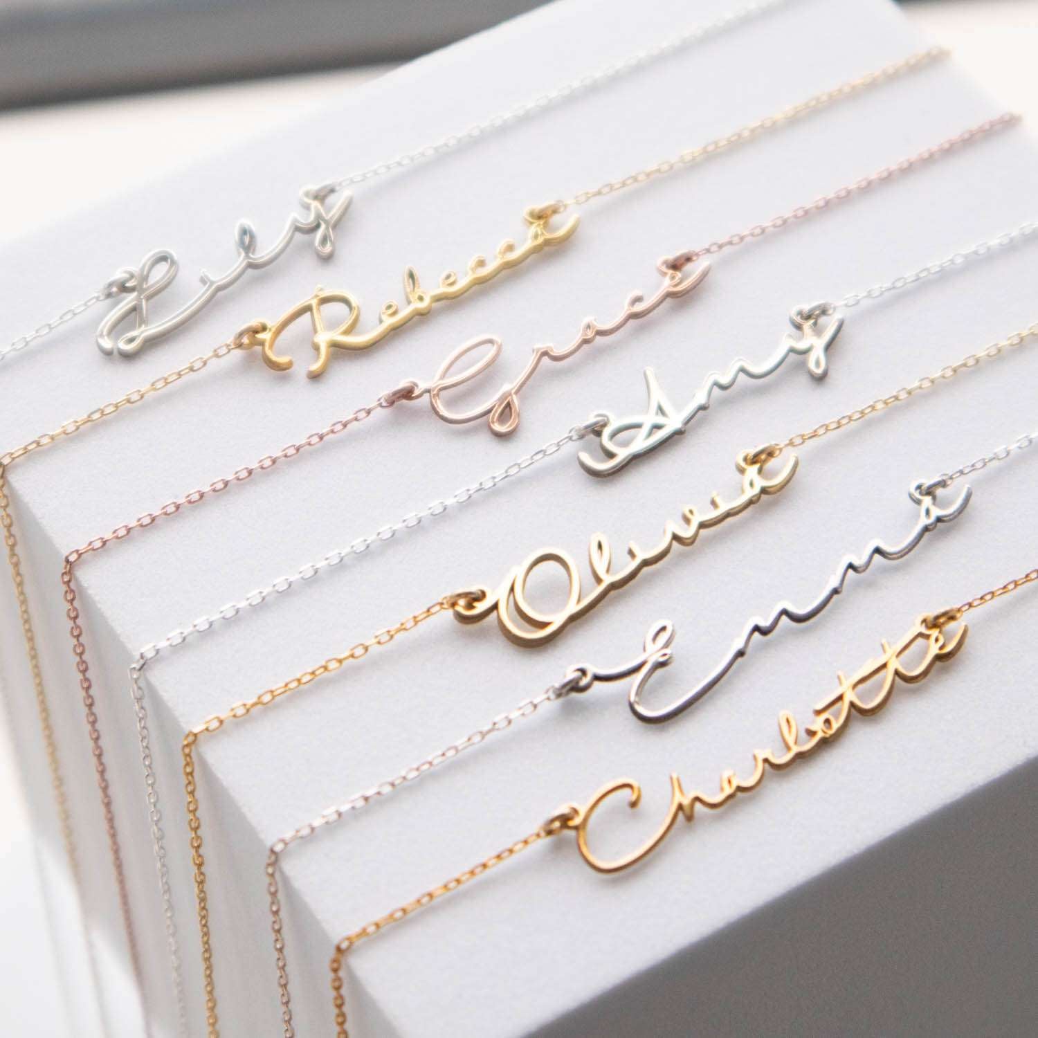 Best name sale necklace website