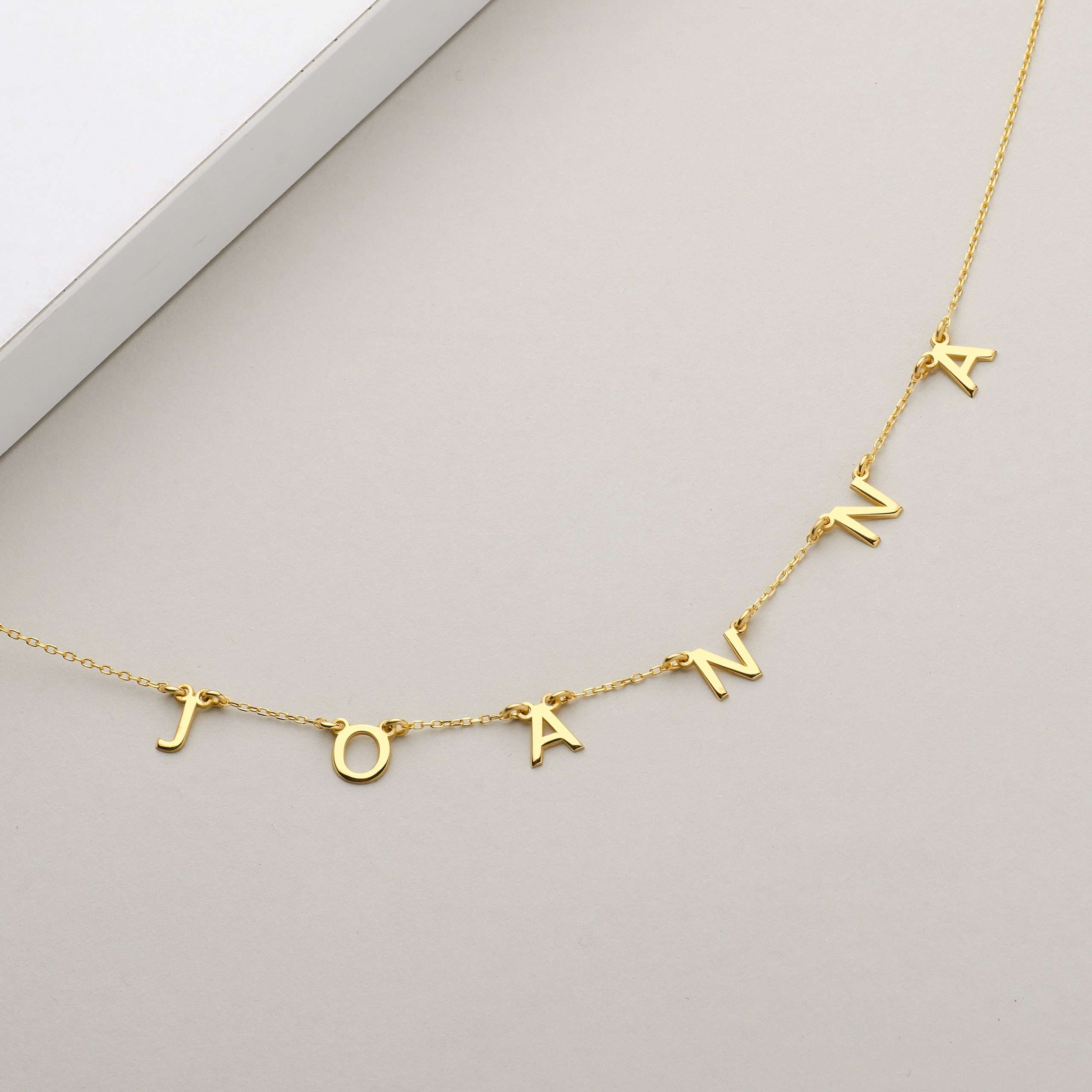 Name necklace deals with individual letters