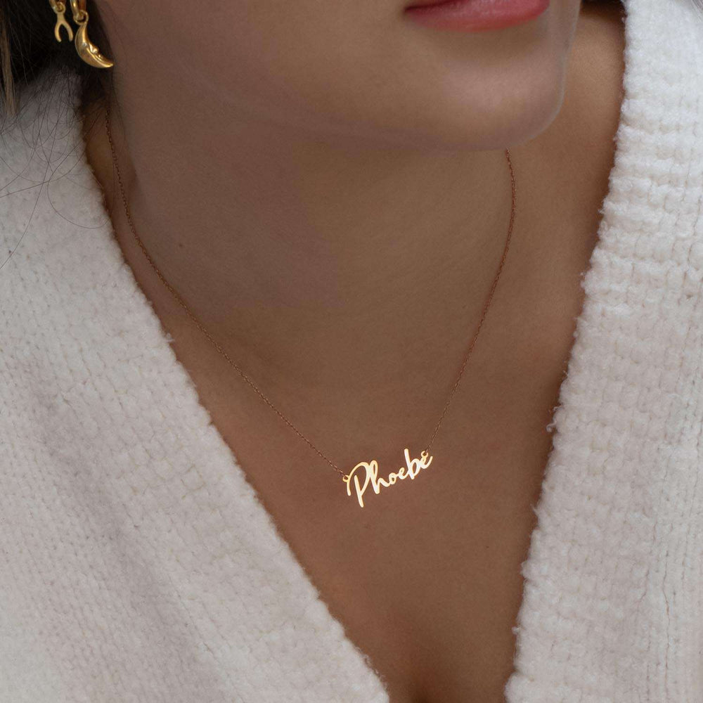 Gold Name Necklace