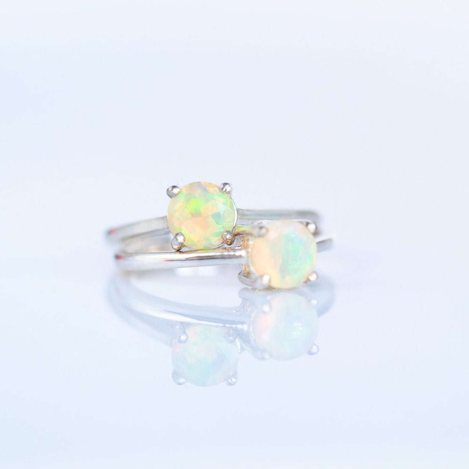 Opal hot sale birthstone ring